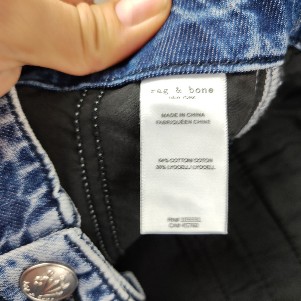 Rag & Bone Arianna Palazzo Jeans Featherweight Cropped Size 26 Wide Leg NWT $288 - Picture 8 of 10